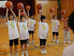 シュートの構え