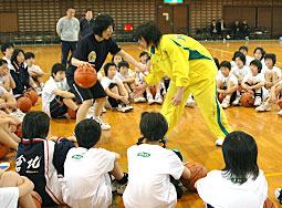 写真：ドリブル相撲