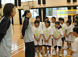 写真：最後のお話中