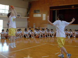 写真：ストップジャンプシュート