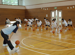 写真：ストレッチ〜