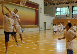 写真：シュートブロック