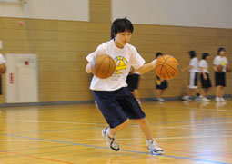 写真：両手交互に