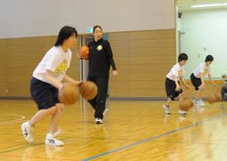 写真：しっかり前を向いて