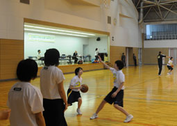 写真：シュートチェック！