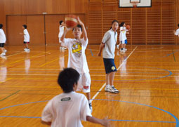 写真：シュートドリル