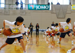 写真：ピボット練習