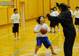 写真：しっかり構えましょう