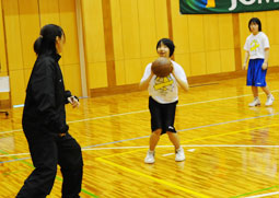 写真：シュートを狙いましょう