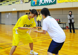 写真：リンと一緒に