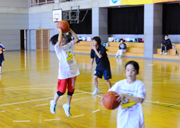 写真：しっかり狙って