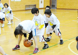 上手くボールの受け渡しが出来るかな