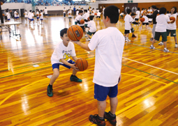 高学年の部ボールキャッチ