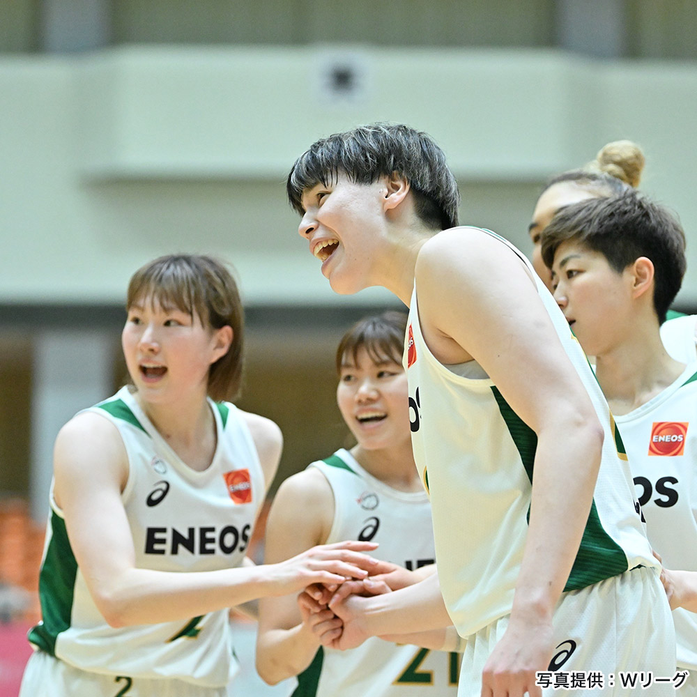 エネオスサンフラワーズ全選手サイン入りミニバスケットボール 🌻ENEOSサンフラワーズ（@eneossunflowers）8⃣モカ🌻花島百香
